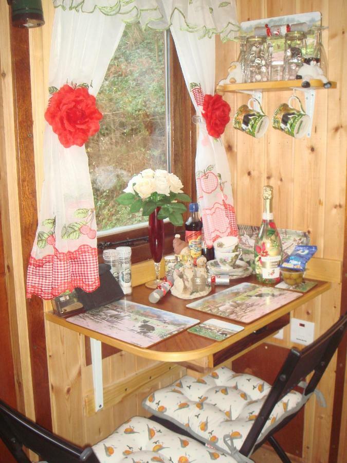 'Morris' The Shepherd'S Hut With Woodland Hot Tub Carmarthen Exterior photo