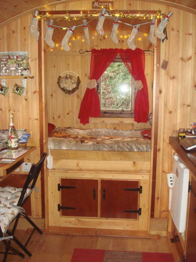 'Morris' The Shepherd'S Hut With Woodland Hot Tub Carmarthen Exterior photo